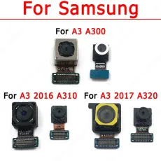 Original Front Back Camera For Samsung Galaxy A3 2016 2017 A300 A310 A320 Backside Frontal Selfie Rear Camera Module Spare Parts
