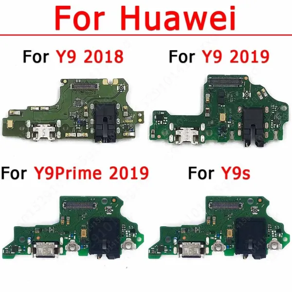 Original Charge Board For Huawei Y9 Prime 2019 2018 Y9s Charging Port Usb Connector Plate Flex Cable Ribbon Socket Spare Parts
