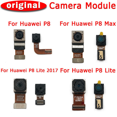 Original Front and Rear Back Camera For Huawei P8 Lite 2017 P8 Max Main Facing Camera Module Flex Replacement Spare Parts