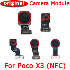 Original Front Back Camera For Xiaomi Mi Poco X3 NFC Selfie Rear Facing Frontal Camera Module Flex Replacement Spare Parts