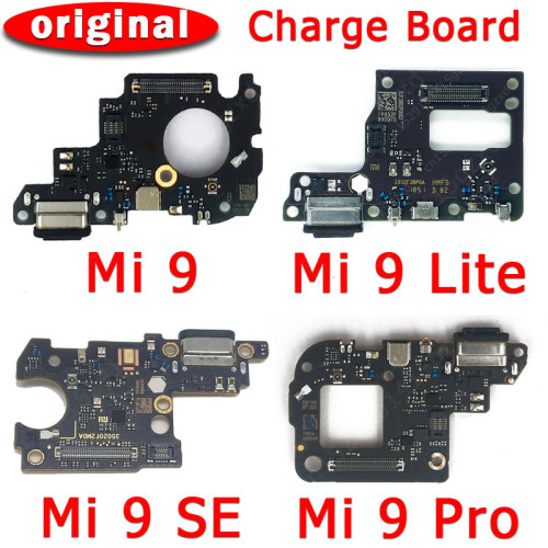 Original Charging Port For Xiaomi Mi 9 SE Mi9 Lite Pro USB Charge Board PCB Dock Connector Flex Cable Replacement Spare Parts