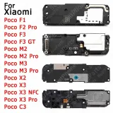 Original Loudspeaker For Xiaomi Pocophone Poco F1 F2 Pro F3 GT M2 M3 X2 X3 NFC C3 Loud Speaker Buzzer Ringer Sound Module Parts