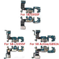 Original Charging Port for Samsung Galaxy S8 Plus S8 Active USB Charge Board PCB Plate Connector Flex Replacement Spare Parts