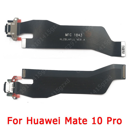 Original USB Charging Port For Huawei Mate 10 Pro Mate10 10Pro PCB Charge Dock Connector Flex Cable Replacement Spare Parts