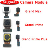 Original Front Rear Back Camera For Samsung Galaxy Grand Prime Plus Max Main Facing Camera Module Flex Cable Replacement Parts