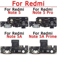 Original Charging Port For Xiaomi Redmi Note 5 Pro 5A Prime Charge Board Pcb Flex Usb Connector Replacement Repair Spare Parts