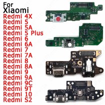 Original Charge Board For Xiaomi Redmi 10 9 9A 9C 9T 8 8A 7 7A 6 6A 5 Plus 5A 4X S2 Pro Charging Port Usb Connector Plate Parts