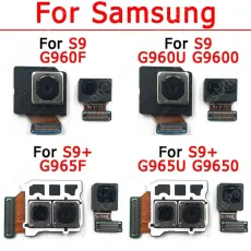 Original Front Back Camera For Samsung Galaxy S9 Plus G960 G965 Small Frontal Rear Selfie Backside Camera Module Spare Parts