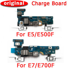 Original Charging Port For Samsung Galaxy E5 E500F USB Charge Board For E7 E700F PCB Dock Connector Flex Replacement Spare parts