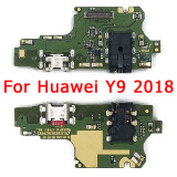 Original Charge Board For Huawei Y9 Prime 2019 2018 Y9s Charging Port Usb Connector Plate Flex Cable Ribbon Socket Spare Parts