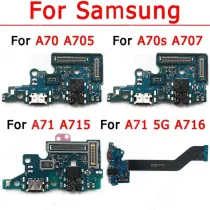 Original Usb Charge Board For Samsung Galaxy A70 A70s A71 5G Charging Port Plate Pcb Dock Connector Flex Cable Spare Parts