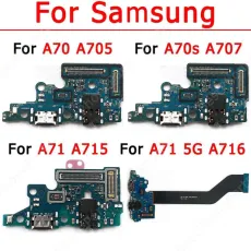 Original Usb Charge Board For Samsung Galaxy A70 A70s A71 5G Charging Port Plate Pcb Dock Connector Flex Cable Spare Parts