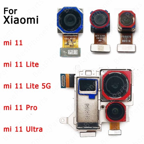 Original Rear Back Camera For Xiaomi Mi 11 Lite 5G Mi11 Pro Ultra Camera Module Backside View Replacement Spare Parts