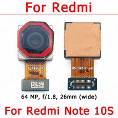 Original Rear Camera For Xiaomi Redmi Note 10S Backside Back Camera Module 64MP Flex Repair Replacement Spare Parts