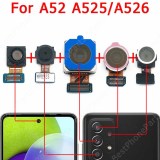 Original Front Back Camera For Samsung Galaxy A52 A525 A526 Rear Backside Selfie Frontal Facing Camera Module Flex Spare Parts