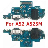 Original Charge Board For Samsung Galaxy A52 Charging Port Plate Ribbon Socket Usb Connector Replacement Flex Cable Spare Parts