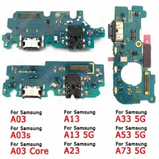 Original Charging Port For Samsung Galaxy A03 Core A03s A13 A23 A33 A53 A73 5G Charge Board Usb Connector PCB Plate Spare Parts
