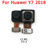Original Front Rear Back Camera For Huawei Y7 Pro 2018 2019 Main Facing Camera Module Flex Replacement Spare Parts