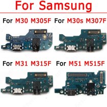 Original Charging Port For Samsung Galaxy M30 M30s M31 M51 M305 M307 M315 M515 Charge Board Plate Usb Connector Flex Spare Parts
