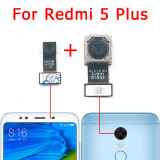 Original Front and Rear Back Camera For Xiaomi Redmi 5 Plus Main Facing Camera Module Flex Cable Replacement Spare Parts
