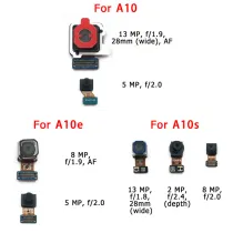 Original Front Rear Back Camera For Samsung Galaxy A10 A10s A10e Main Facing Frontal Camera Module Flex Replacement Spare Parts
