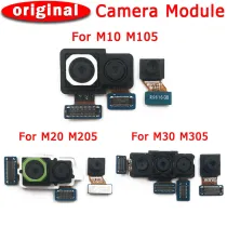 Original Front and Rear Back Camera For Samsung Galaxy M10 M11 M20 M30 Main Facing Camera Module Flex Replacement Spare Parts