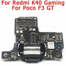 Original Charging Port For Xiaomi Mi Poco F3 GT Redmi K40 Gaming Charge Board USB PCB Dock Connector Replacement Spare Parts