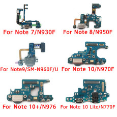 Original Charging Port for Samsung Galaxy Note 7 8 9 10 Lite Note10 Plus USB Charge Board PCB Dock Connector Flex Spare Parts