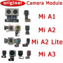 Original Front Rear Back Camera For Xiaomi Mi A1 5X A2 Lite 6X A3 Main Facing Frontal Camera Module Flex Replacement Spare Parts