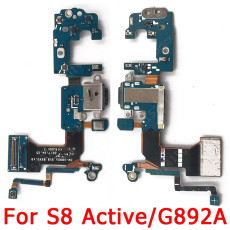 Original Charging Port for Samsung Galaxy S8 Active G892A USB Charge Board PCB Dock Connector Flex Cable Replacement Spare Parts