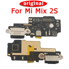 Original Charging Port For Xiaomi Mi Mix 2S USB Plug PCB Dock Connector Flex Cable Replacement Parts Charge Board For Mi Mix 2S