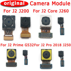 Original Front Rear Back Camera For Samsung Galaxy J2 Core Prime J2 Pro 2018 Main Facing Camera Module Flex Replacement Parts