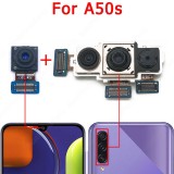 Original Rear Front Camera For Samsung Galaxy A40 A41 A50 A50s Frontal Selfie Back Facing Backside Camera Module Spare Parts