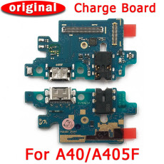 Original Charging Port For Samsung Galaxy A40 USB Charge Board For A405F PCB Dock Connector Flex Cable Replacement Spare parts