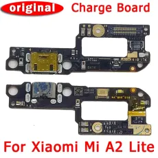 Original Charging Port For Xiaomi Mi A2 Lite A2Lite USB Charge Board PCB Dock Connector Flex Cable For Redmi 6 Pro Spare Parts