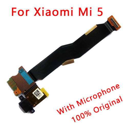 Original charging port For xiaomi mi 5 mi5 charge board usb plug flex cable PCB dock connector replacement repair spare parts