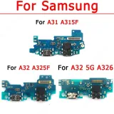 Original Charge Board For Samsung Galaxy A31 A32 5G A315 A325 A326 Charging Port Pcb Dock Plate Flex Usb Connector Spare Parts