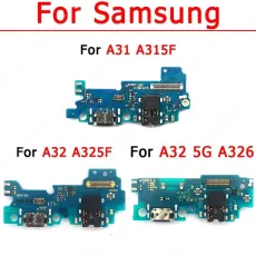 Original Charge Board For Samsung Galaxy A31 A32 5G A315 A325 A326 Charging Port Pcb Dock Plate Flex Usb Connector Spare Parts