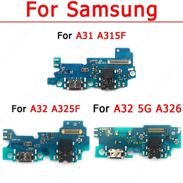 Original Charge Board For Samsung Galaxy A31 A32 5G A315 A325 A326 Charging Port Pcb Dock Plate Flex Usb Connector Spare Parts