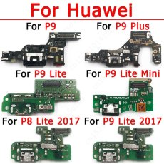 Original Usb Charge Board For Huawei P9 Plus P8 Lite Mini 2017 Charging Port Ribbon Socket Pcb Dock Connector Plate Spare Parts