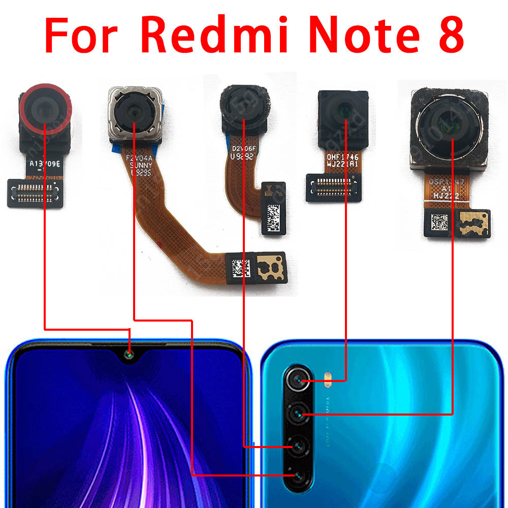 Original Front and Rear Back Camera For Xiaomi Redmi Note Pro