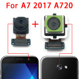 Original Front Rear Back Camera For Samsung Galaxy A7 2017 A720 Main Selfie Frontal Camera Module Flex Replacement Spare Parts
