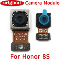 Original Front Rear Back Camera For Huawei Honor 8S Main Facing Camera Module Flex Cable Replacement Spare Parts