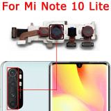 Original Front and Rear Back Camera For Xiaomi Mi Note 10 Lite Note10 Main Frontal Selfie Camera Module Replacement Spare Parts