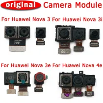 Original Front Rear View Back Camera For Huawei Nova 3 3i 3e 4e Main Facing Frontal Camera Module Flex Replacement Spare Parts