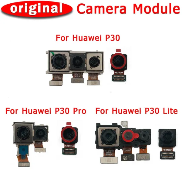 Original Front Rear Back Camera For Huawei P30 Lite Pro P30Lite P30Pro Main Facing Camera Module Flex Replacement Spare Parts