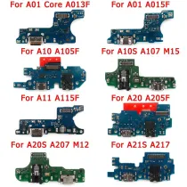 Charging Port For Samsung Galaxy A01 A10 A10S A11 A20 A20S A21S USB Charge Board PCB Dock Connector Plate Flex Spare Parts