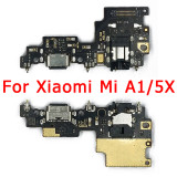 Original USB Charge Board For Xiaomi Mi A1 A2 Lite A3 5X 6X Redmi 6 Pro CC9e Charging Port Dork Connector Flex Cable Spare Parts