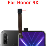 Original Front Rear View Back Camera For Huawei Honor 9X Main Frontal Facing Camera Module Flex Cable Replacement Spare Parts