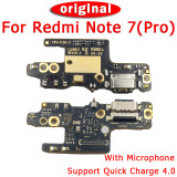 Original Charging Port Board for Xiaomi Redmi Note 7 Pro Spare Parts USB Charge Board for Redmi Note 7 Dock Connector Flex Cable